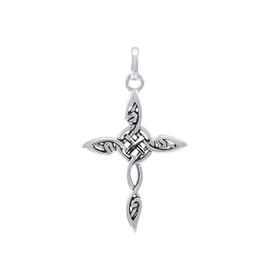 Fantastic Celtic Cross Silver Charm TCM678 Charm