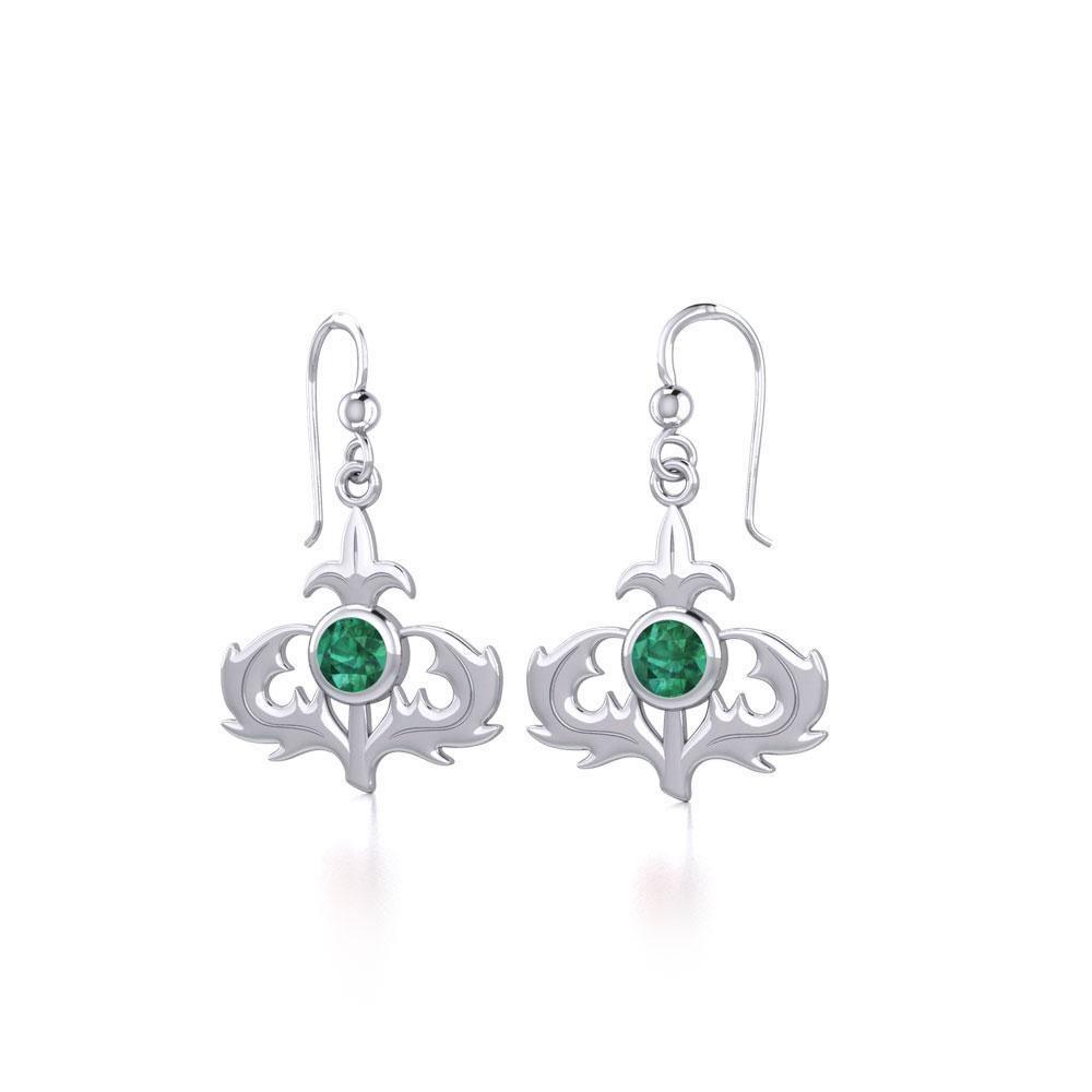 Scottish Thistle Earrings TE2027 Earrings