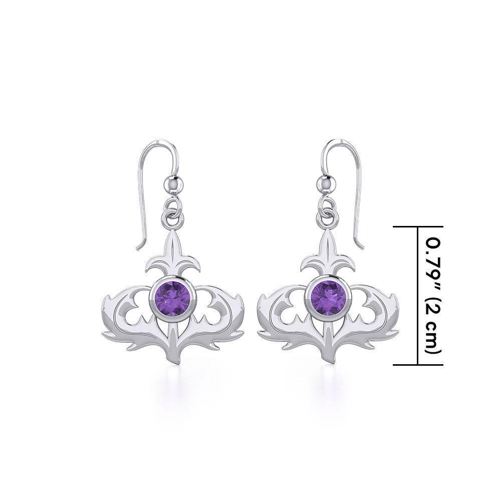 Scottish Thistle Earrings TE2027 Earrings