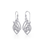 Celtic Knotwork Silver Earrings TE2071 Earrings