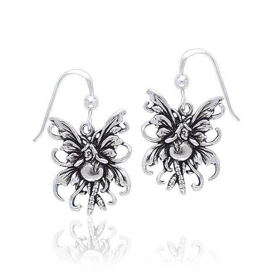 Amy Brown Bubble Rider Fairy Earrings TE2075 Earrings