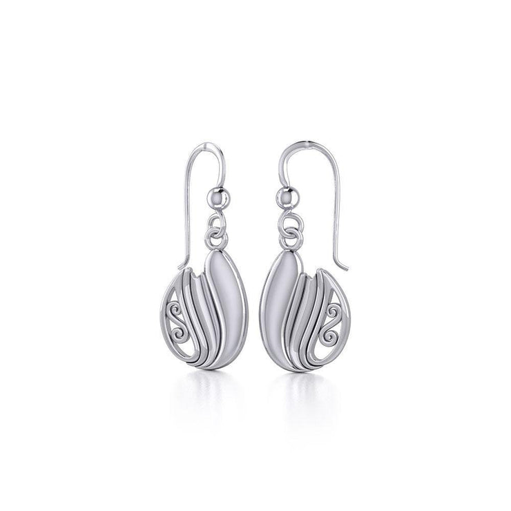 Celtic Knotwork Silver Earrings TE2083 Earrings