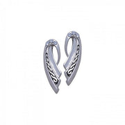 Celtic Knotwork Silver Earrings TE2135