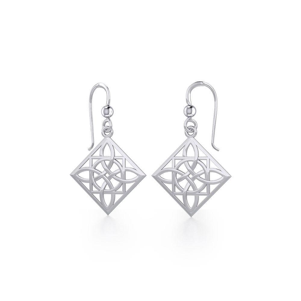 Celtic Knotwork Silver Earrings TE220 Earrings