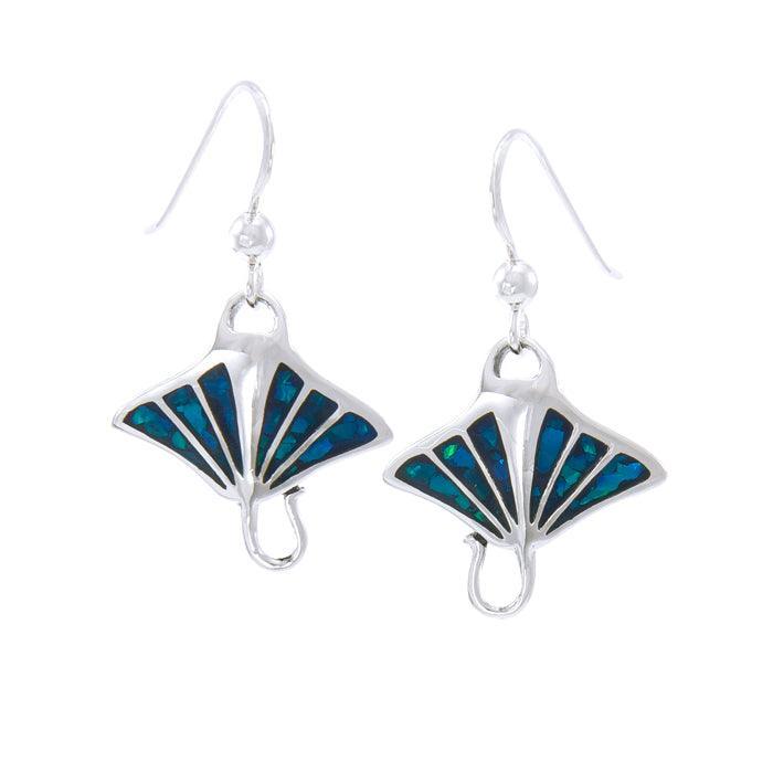 Manta Ray Earrings TE2500 - peterstone.dropshipping