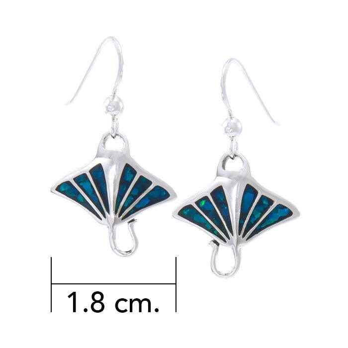 Manta Ray Earrings TE2500 - peterstone.dropshipping