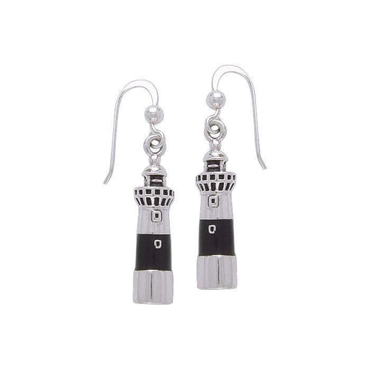 Atlantic City Lighthouse Silver Earrings TE2829 Earrings