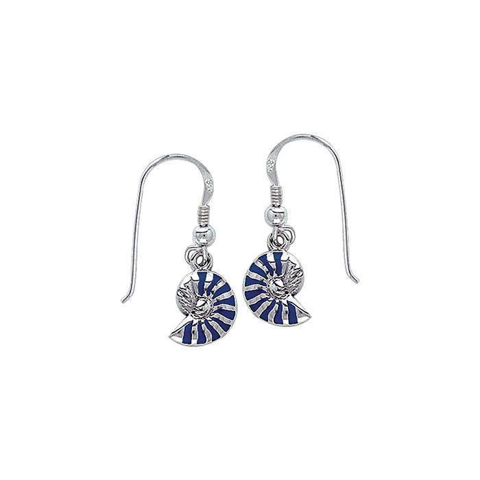 Nautilus Silver Earrings TE2847