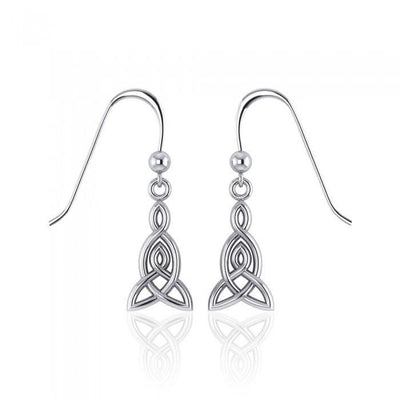 Celtic Knotwork Silver Earrings TE2870