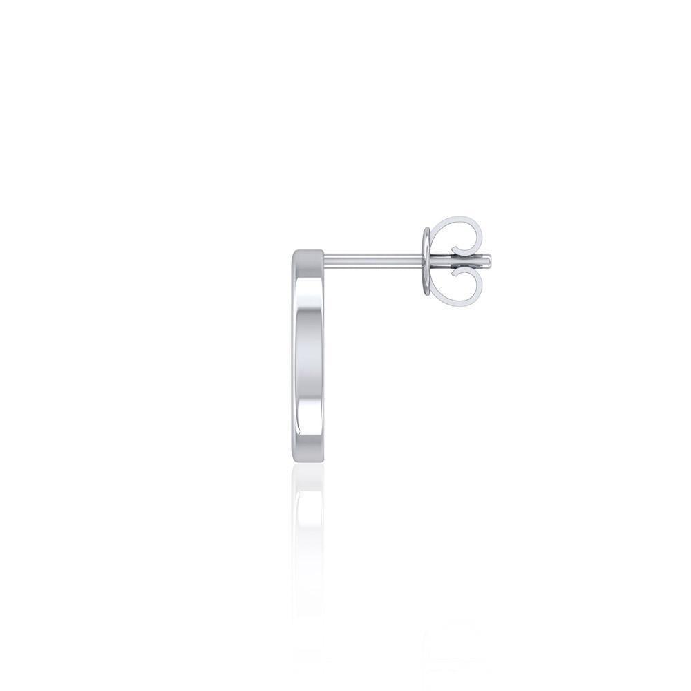 Silver Pentagram Pentacle Earrings TE292 Earrings