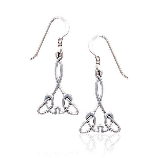 Celtic Knotwork Silver Earrings TE456 Earrings