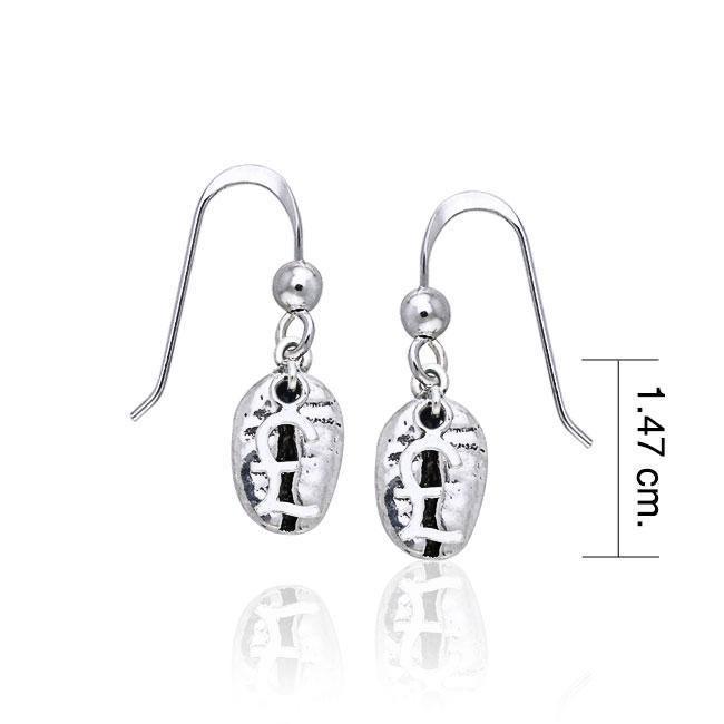 Coffee Bean Earrings TE632 Earrings