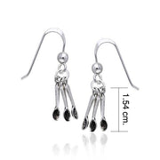 Cafe Spoon Silver Earrings TE642 Earrings