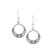 Celtic Knotwork Silver Earrings TE852 Earrings