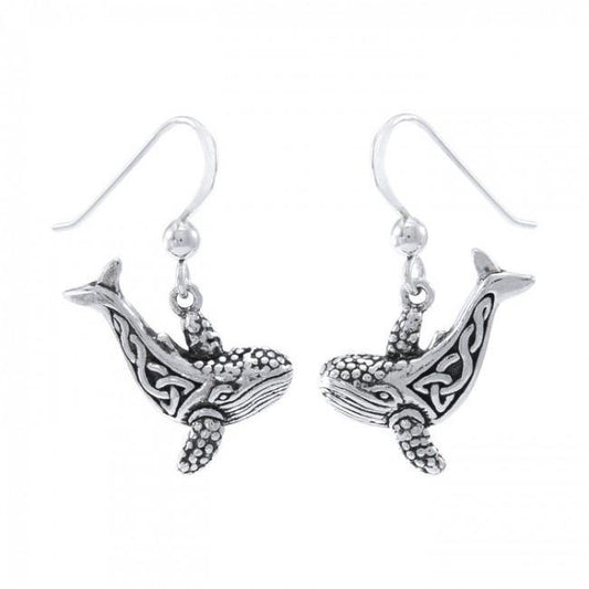 Celtic Whale Earrings TER034