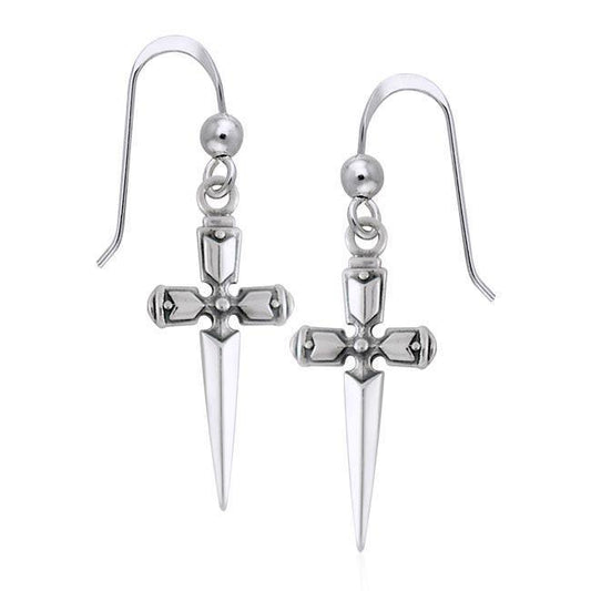 Silver Cross Earrings TER1065 Post Earrings