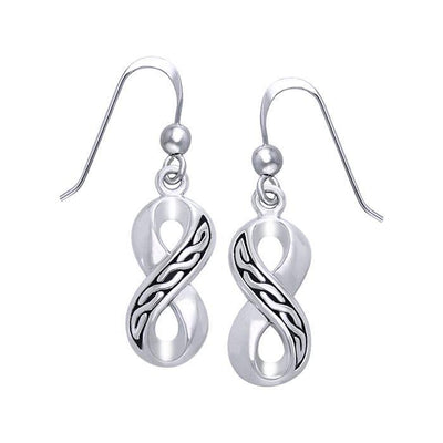 Celtic Infinity Silver Earrings TER1108