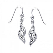 Spring Leaf Silver Earrings TER1174