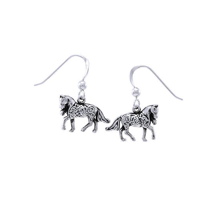 Brigid Ashwood Celtic Horse Earrings TER1399