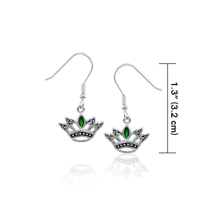 Triquetra Crown TER1465 Earrings