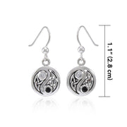Celtic Triquetra Yin Yang Earrings TER1568 Earrings