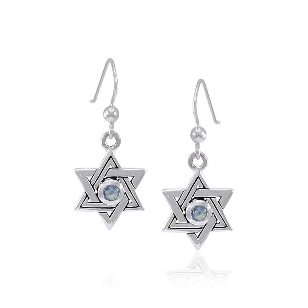 Star of David Silver Earrings TER1588 Earrings