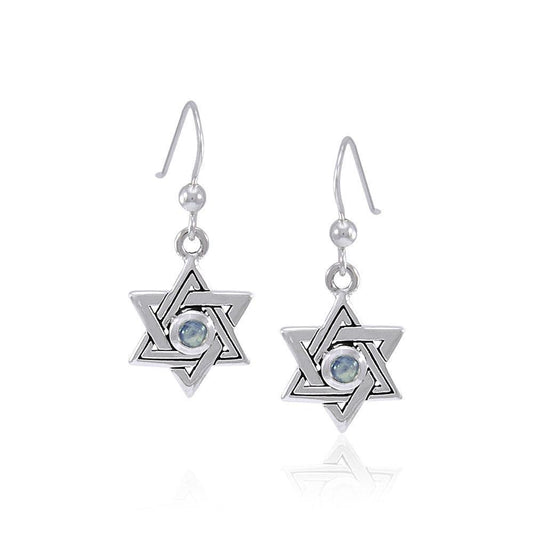 Star of David Silver Earrings TER1588 Earrings