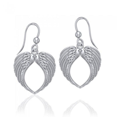 Angel Wing Sterling Silver Earrings