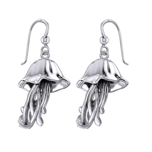 Box Jellyfish Silver Earrings TER1875 Earrings