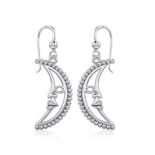 Crescent Moon Silver Earrings TER1904 Earrings