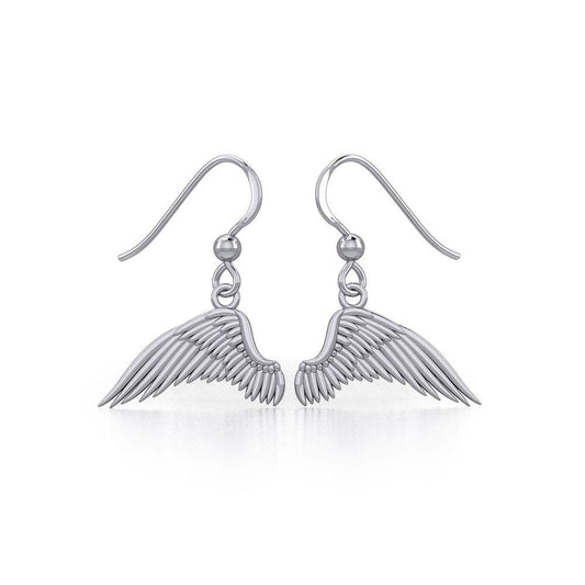 Angel Wing Silver Earrings TER1921 Earrings