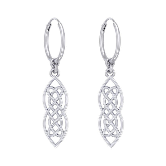 Celtic Entwined Hoop Earrings TER2098 - peterstone.dropshipping