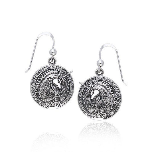 Unicorn Silver Earrings TER214 Earrings