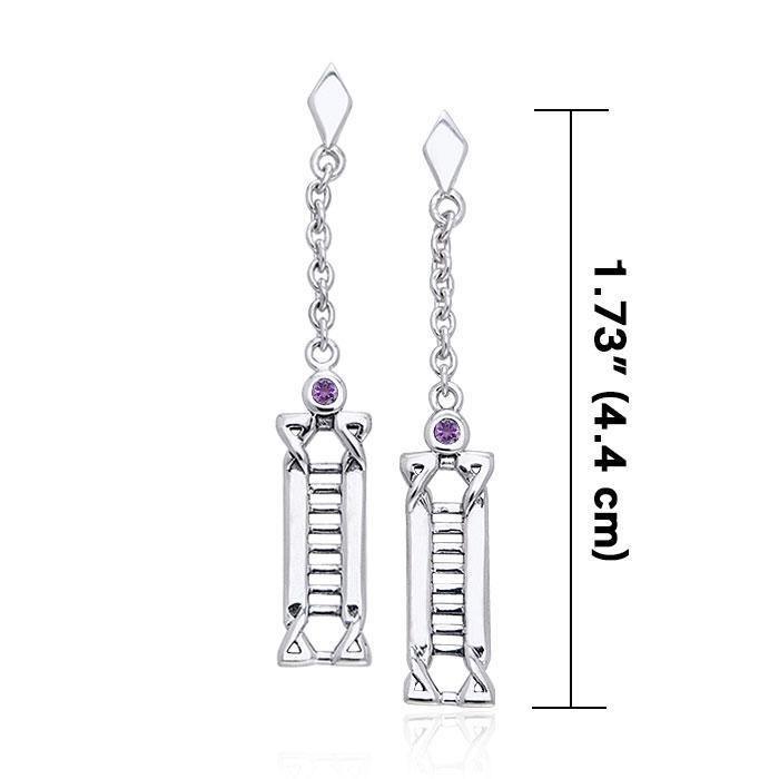 Art Deco Silver Earrings TER219 Earrings