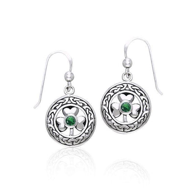 Celtic Knot Shamrock Earrings TER220 Earrings