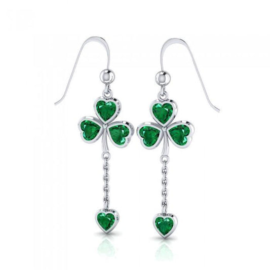 Celtic Shamrock Earrings TER226
