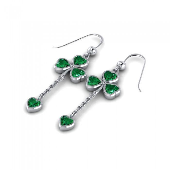 Celtic Shamrock Earrings TER226