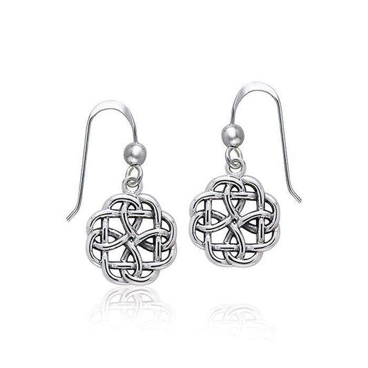 Celtic Knotwork Silver Earrings TER372 Earrings