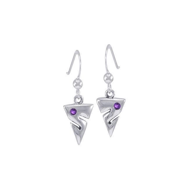Cave Diving Silver Earrings TER454 Earrings