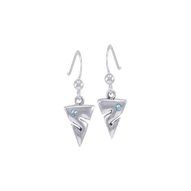Cave Diving Silver Earrings TER454 Earrings