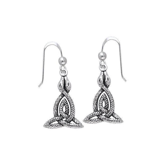 Celtic Knotwork Snake Earrings TER510