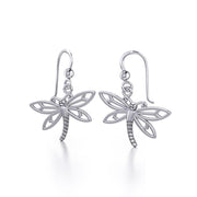 Dragonfly Silver Earrings TER518 Earrings