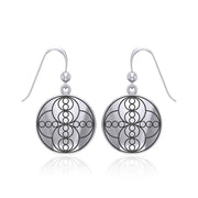 Mandala Energy Silver Earrings TER566 Earrings