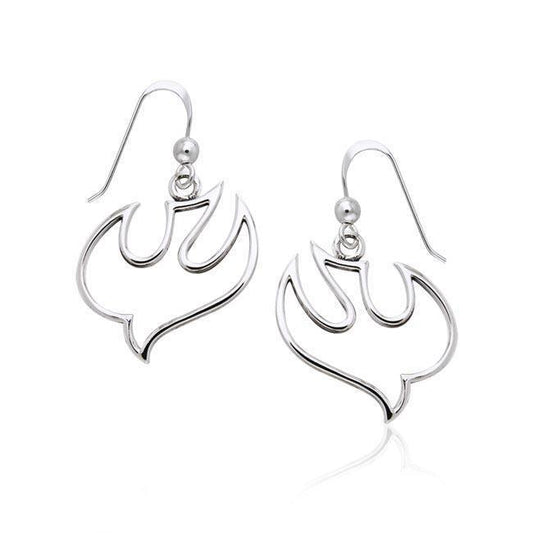 Dove Sterling Silver Earrings TER836 Earrings