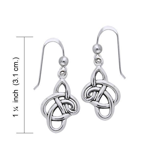 Modern Celtic Knot Earrings TER981 Earrings