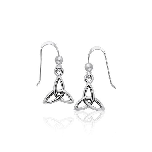 Celtic Trinity Knot Silver Earrings TER986 Earrings