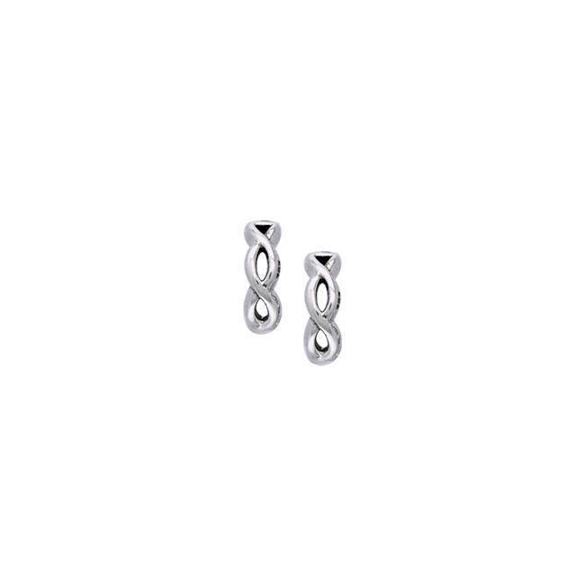 Infinity Post Earrings TER992 Earrings