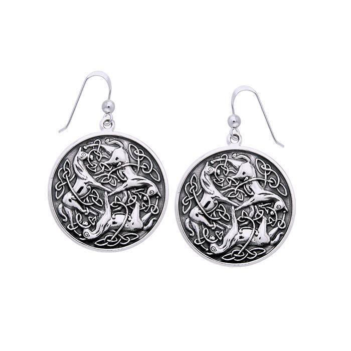 Celtic Knot Horse Earrings TER995