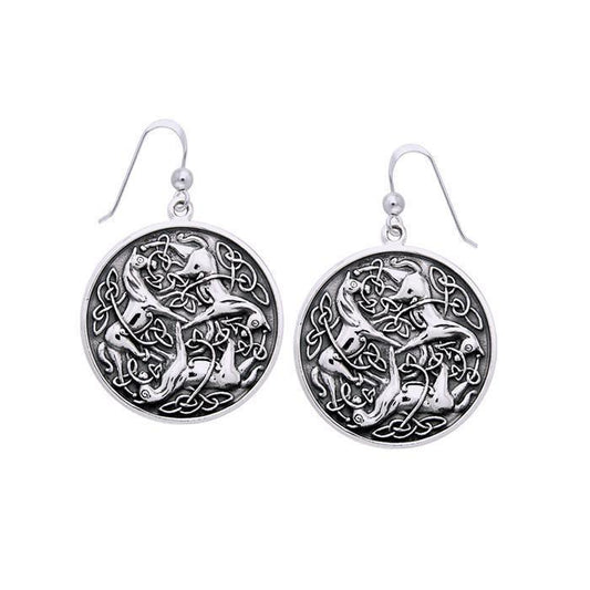 Celtic Knot Horse Earrings TER995
