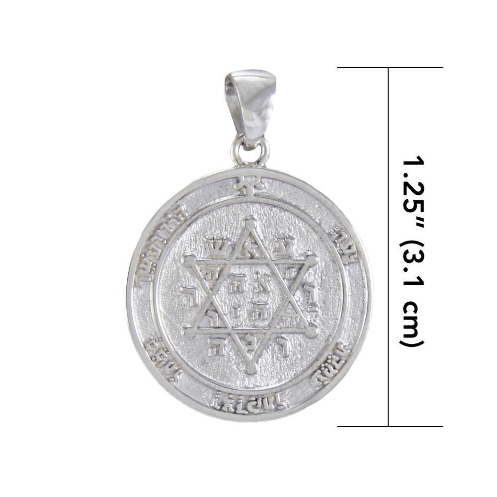 The Second Pentacle of Jupiter and Saturn Key of Solomon Pendant TMD192 - Wholesale Jewelry